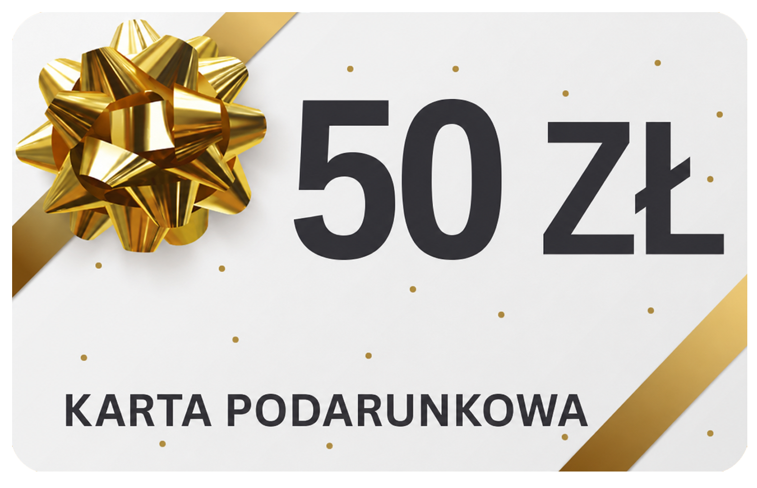 Karta podarunkowa o wartości 50zł