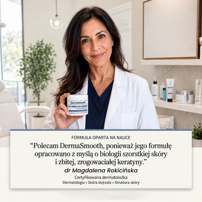 DermaSmooth 40 — Krem keratolityczny z mocznikiem 40% na zrogowacenia i zgrubienia